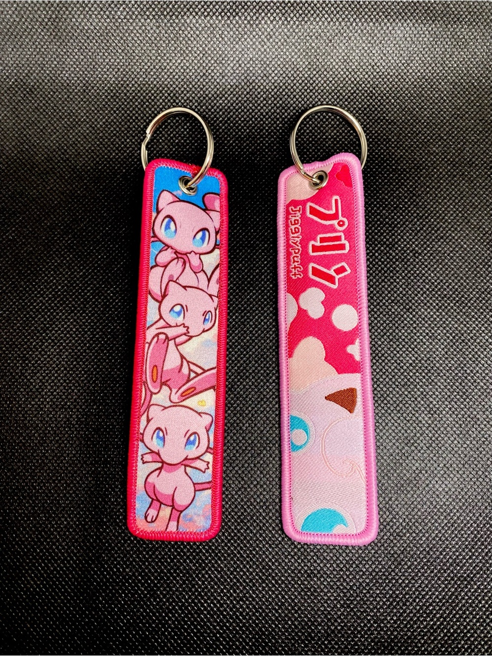 Mew and Jigglypuff Pokémon Jet-Style Keychains NWOT - Choose One